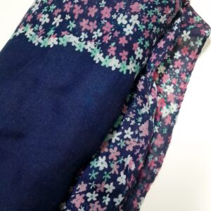 Navy blue scarf