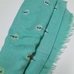 Turquoise Trees Scarf