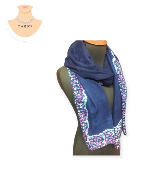 Navy blue scarf - Image 2