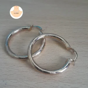 Round Gold Hoops