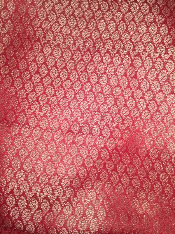 Red Jacuard Pocket Square - Image 2