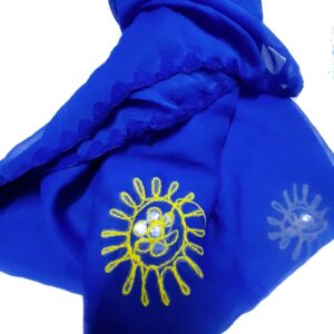 Ink Blue dupatta
