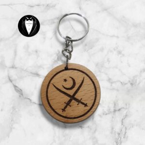 GHQ Wooden Keyring