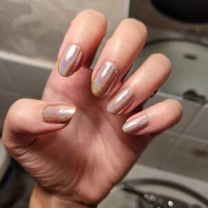Holographic Rose Gold
