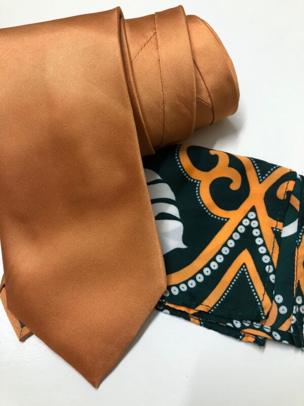 Orange Tie Set