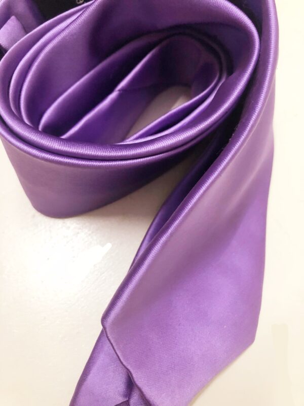Lilac Solid Tie - Image 2