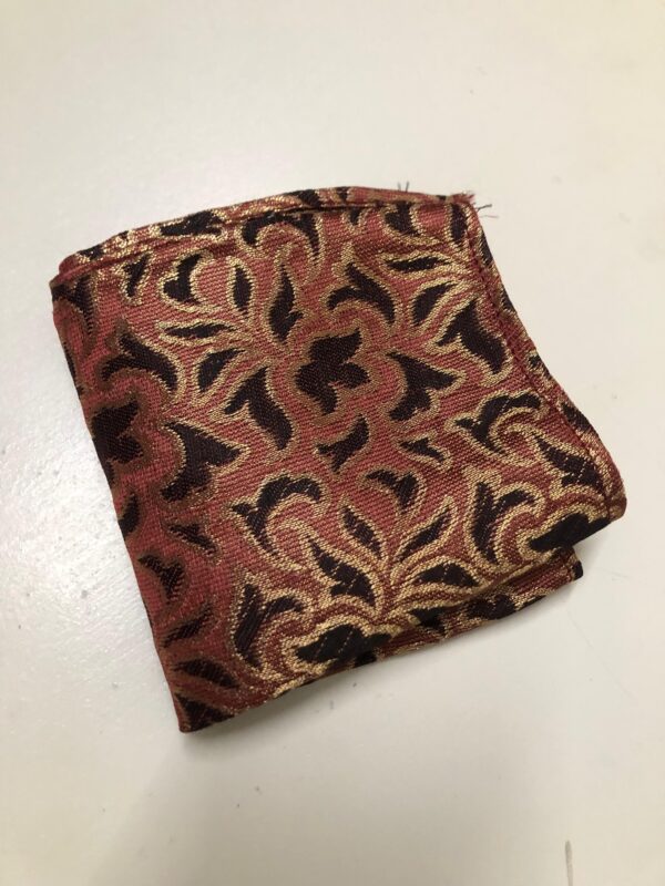 Blackish Jacuard Pocket Square