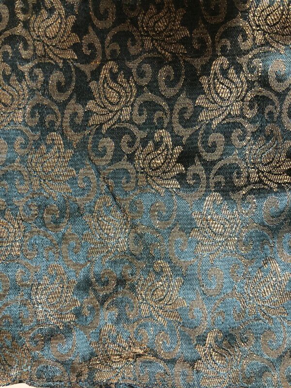 Aqua Jacuard Pocket Square - Image 2