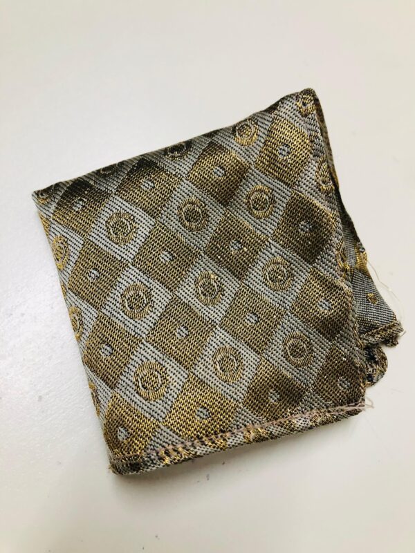 Squared Jacuard Pocket Square