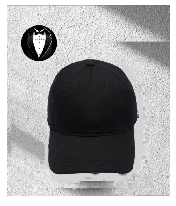 Plain Black Cap