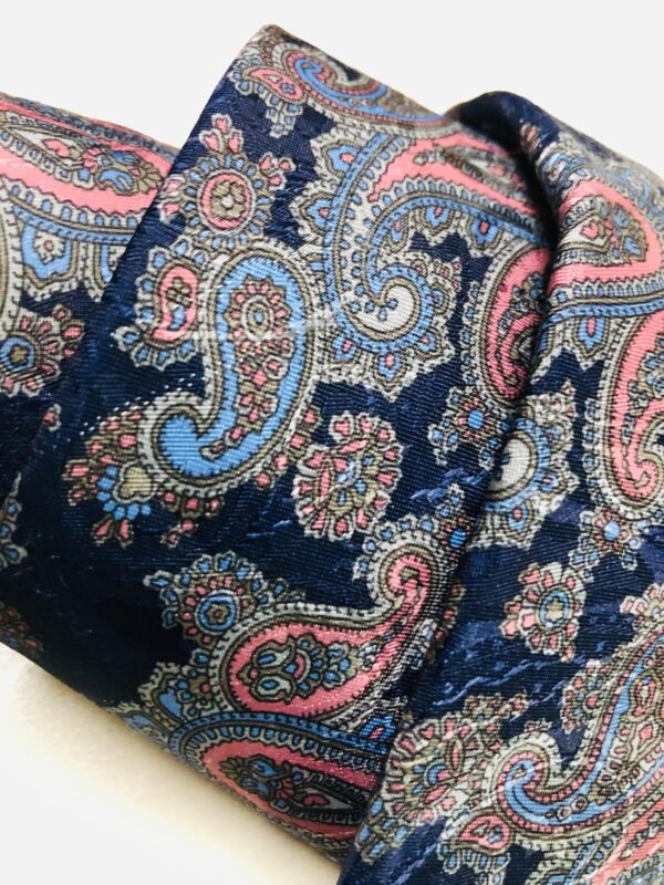 Blue Paisley Tie - Image 3