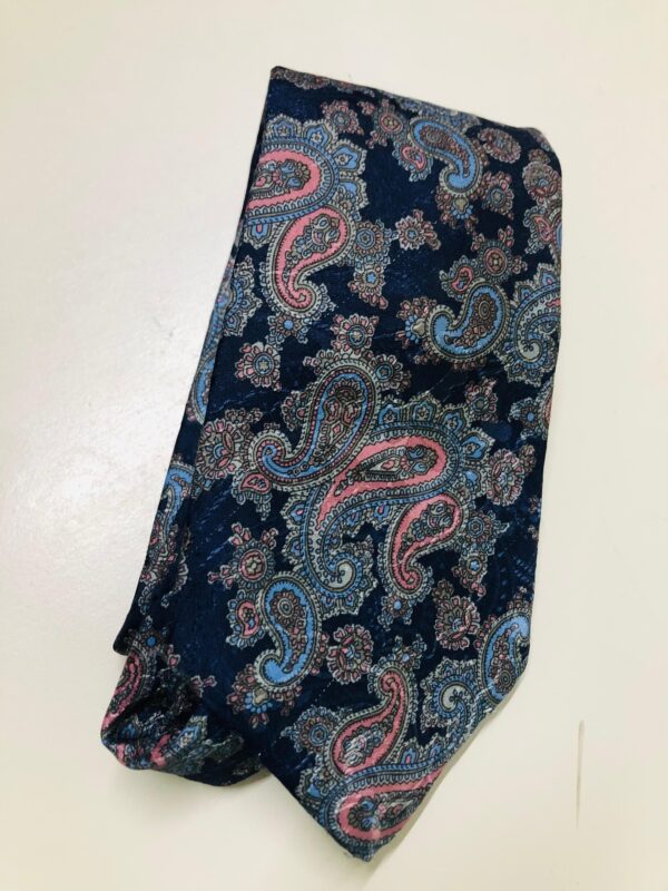 Blue Paisley Tie - Image 2