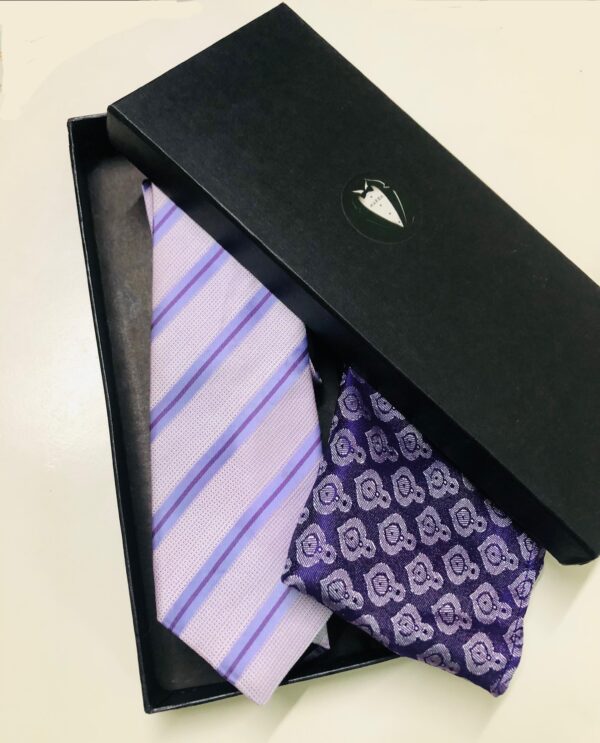 Lilac Tie Set - Image 4