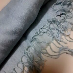 Ice Blue Cashmere Scarf