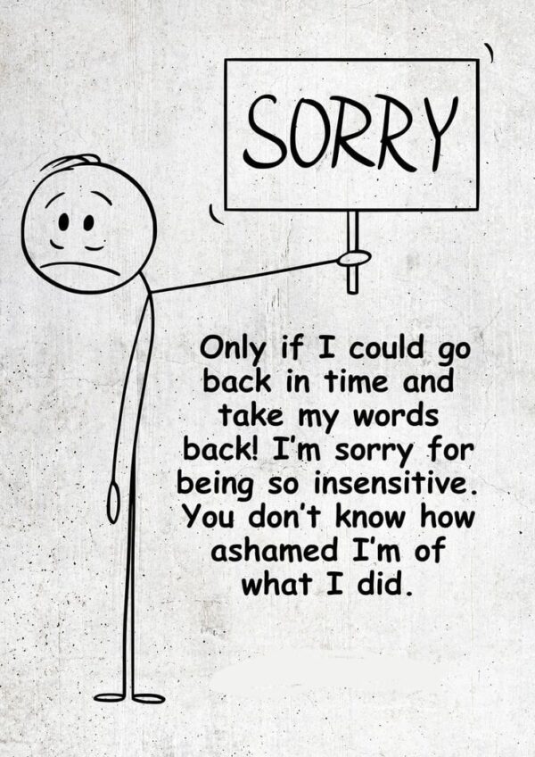 Sorry Note