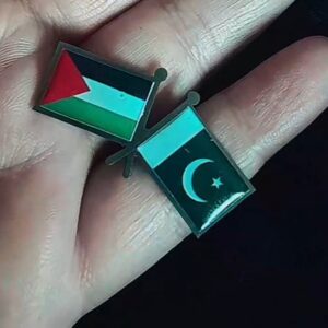 Palestine x Pakistan Flags