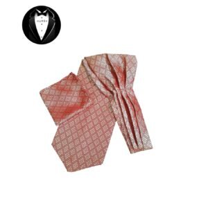 Open Jacuard Ascot Set